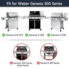 7-Pack 7620 7622 Grill Parts for Weber Genesis 300 Series Grill