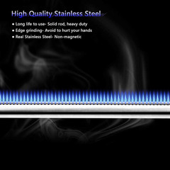 Grill Burners Stainless Steel Burner Tube 5-Pack for Nexgrill 4/5 Burner Grills