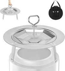Heat Deflector for Solo Stove Bonfire 19.5″, 304 Stainless Steel Diffuser wit…