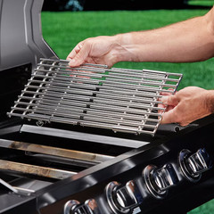 Master Forge 19.5″ x 7.75″ Expandable Stainless Steel Grilling Grate – Universal