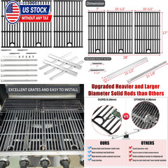 Grill Grates Heat Tent for Charbroil Performance 5 Burner Model 463448021