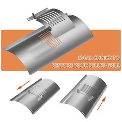 Combo Grill Replacement Parts – Flame Broiler Slide Cover & Heat Deflector for P