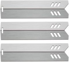 14 3/16” Grill Heat Plates Shield Heat Tent Burner Cover BBQ Gas Grill Parts for