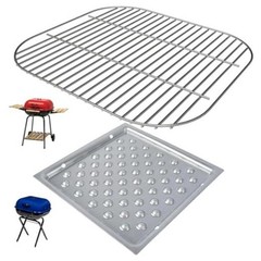 Grill Parts for Aussie Charcoal Grill Parts Americana 1PC Set-Grate+ Ash Pan