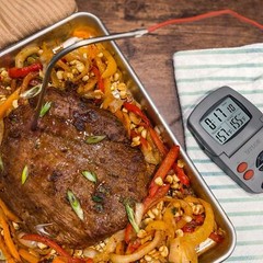 Taylor Programmable with Timer Instant Read Wired Probe Digital, Meat, Food, …