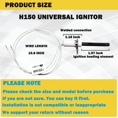 H150 Universal Ignitor(OEM),Silicon Nitride Hot Rod Ignitor
