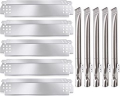 Grill Replacement Parts for 5 & 4 Burner Models, Heat Shield Plates & Burner Tub