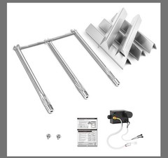 Uniflasy 7636 Flavorizer Bars 15.3 Inches 69787 Burner Tube 18 Inches andIgnitor