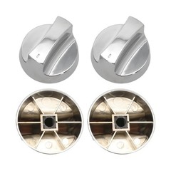 Transform Your Grilling Experience with a Set of 4 Electroplated Control Knobs