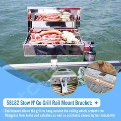 58182 Stow N’ Go Grill Rail Mount Bracket For Any Kuuma Stow N’ Go Bbq Grill …