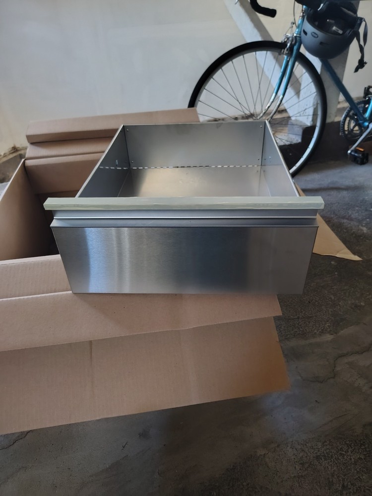 OEM Napoleon BBQ 18-Inch Stainless Steel Replacement Inner Drawer Insert Box (BI