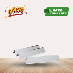 [FASH SALE]Weber Spirit 200 3 -Pack 15.3-in x 2.75-in Stainless steel Heat plate