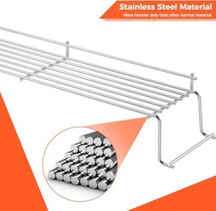 QuliMetal Stainless Warming Rack for Weber Genesis 300 2007-2016