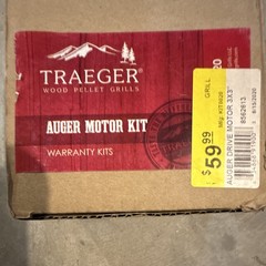 Traeger Auger Motor Kit KIT0022 for BBQ070 Wood Pellet Grill Silver Metal