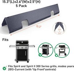 Grill Burners Flavorizer Bars for Weber Spirit II 300 E/S-310 320 330 7636 69787
