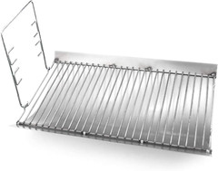 27″ Steel Ash Pan + Wire Grate for Chargriller Charcoal 1224, 1324, 2121, 2222