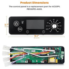 Control Board Replacement for Pit Boss GrillSmoker, Controller w/ LCD Display