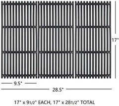 Charbroil Commercial Tru-Infrared Grill Grates, Heavy Duty Cast Iron, 497 Sq.In
