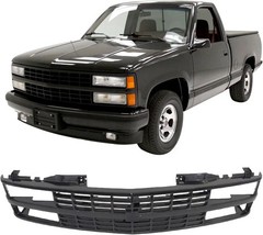 Front Grille Black Shell with Black Insert Grill Compatible with Chevrolet 1988-