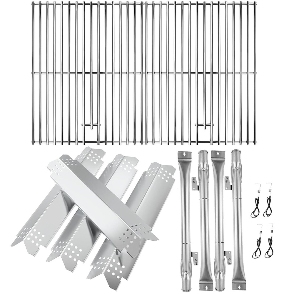 BQMAX Grill Parts for Nexgrill 4 Burner Gas 720-0830H 17″(4-Burner SS)