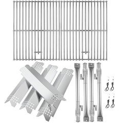 BQMAX Grill Parts for Nexgrill 4 Burner Gas 720-0830H 17″(4-Burner SS)