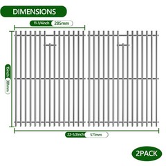 Stainless Steel Grill Grate 15 Inch For Weber Spirit 200 210 Genesis Silver A Co