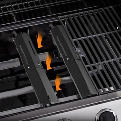 Upgrade Your Grill: Universal Adjustable Heat Tents for Flavorful BBQs (4 Pack)