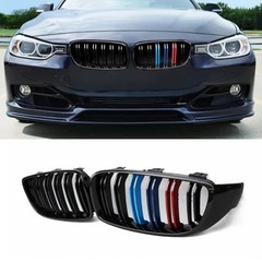 F30 Front Kidney Grille Replacement F30 (2012-2018) Double Slats / M Color