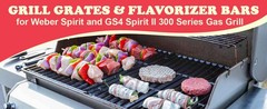 Spirit E-310 Grill Parts 7638 Grill Grates 7636 Flavorizer Bars for Weber Spirit