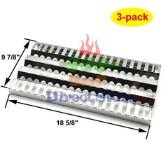 Parts DP111 (3-Pack) Stainless Steel Heat Plates Replacement for DCS BGB30-BQR
