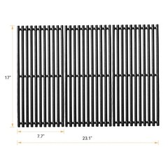 Charbroil Grate for Commercial Infrared, 17″ Grill Grates 3 Burner