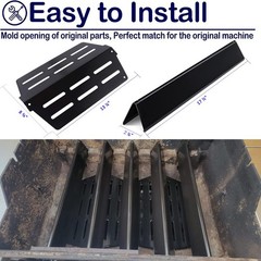 Heat Deflector Flavorizer Bars for Weber Genesis 300 Series, 17.5″ Shield Plates