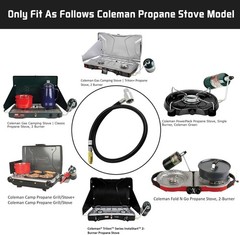 Coleman Triton Portable Propane Gas Camp Stove Regulator
