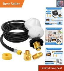 with 2-Stage Regulator, POL Fitting, 3/8in MP x 3/8in MF Fitting & 3/8in Fema…