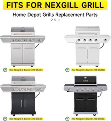 17 Inch Stainless Steel Cooking Grates for Home Depot Nexgrill 720-0830H, 720-08