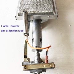 Ceramic Infrared Searing Burner Replacement for 1PC, Silver