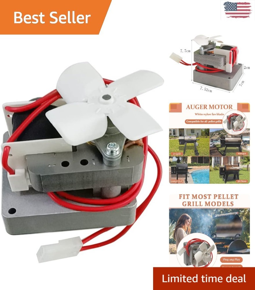 Durable 2.0RPM Auger Motor for Camp Chef, Traeger Grills – Easy Install