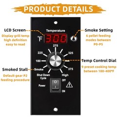 BAC236 Digital Temperature Controller Parts for Traeger Wood Pellet Grill Smoke