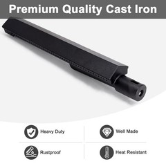 4 Pack Cast Iron Burner Replacement Parts for Gas Grills – Fits Jenn-Air Models