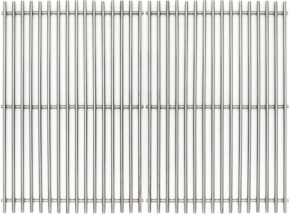 17.5″ Stainless Steel 7639 Gas Grill Grates for Weber Spirit 300 Series, Spir…