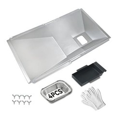 Universal Grease Tray with Catch Pan Replacement for Nexgrill Sliver Universal