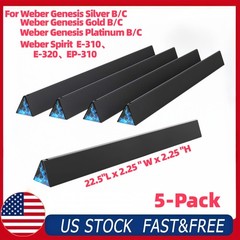 22.5″ Flavorizer Bars for Weber Genesis Silver Gold B/C、Spirit E310/E320 5-Pack