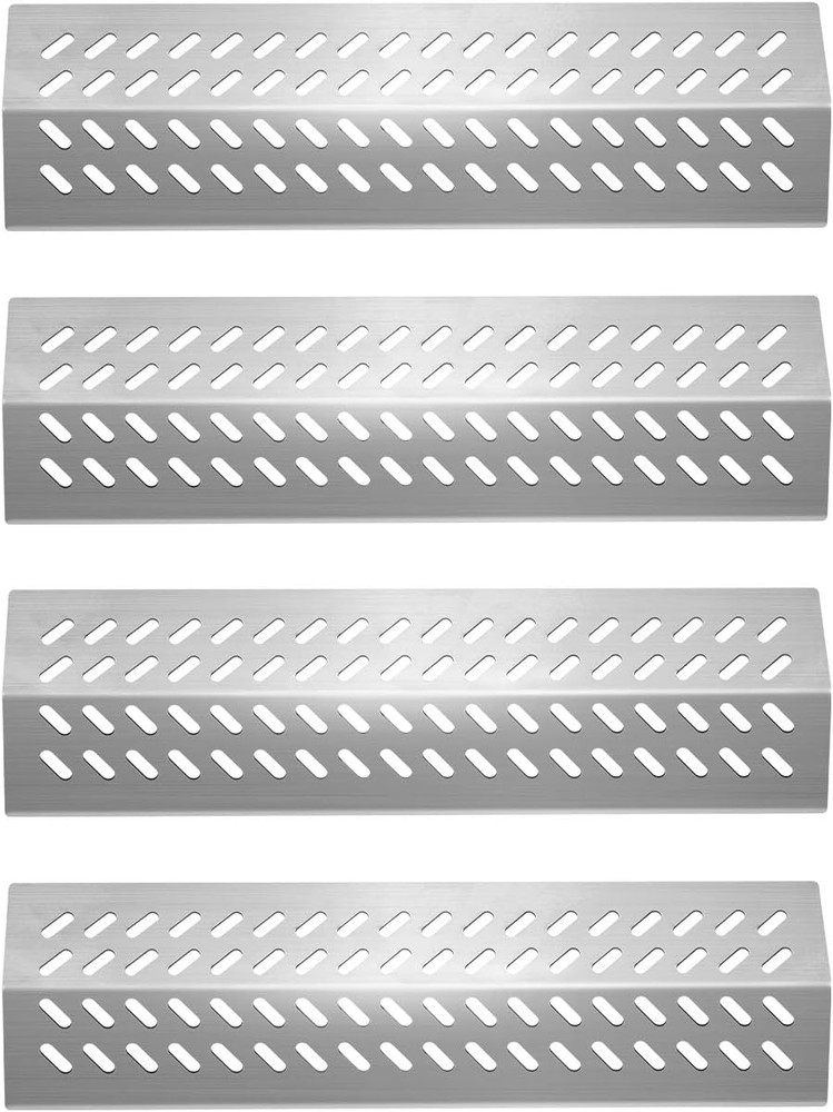 16GA Stainless Steel Grill Heat Plates Shield Burner Covers Flame Tamer BBQ Gas