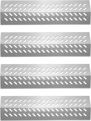 16GA Stainless Steel Grill Heat Plates Shield Burner Covers Flame Tamer BBQ Gas