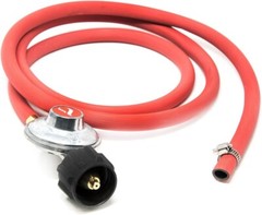 Gas One 2102 New Improved 6 ft Low Pressure Propane Regulator and Hose Connectio