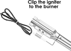 Uniflasy Push Button Grill Ignitor 2 Outlet Electronic Igniter Kit