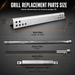 Charbroil Performance 4-Burner Grill Replacement Parts Set