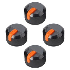 Electroplated Knobs for Cooking Set of 4 Stylish and Grill Accessories