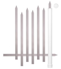 8 Kebab 1″ Wide Flat Skewers, Stainless Steel, No-Wood Handle, Koobideh Persi…