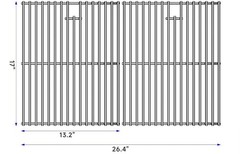 17/17.5/19.5 Inch Stainless Steel Cooking Grill Grates, Nexgrill Replacement Par